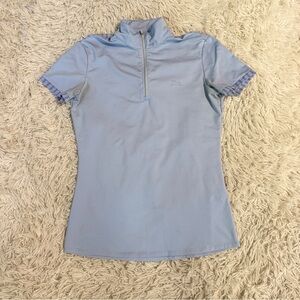Women’s Small Blue RJ Classics Short Sleeve Horseback Riding Sunshirt